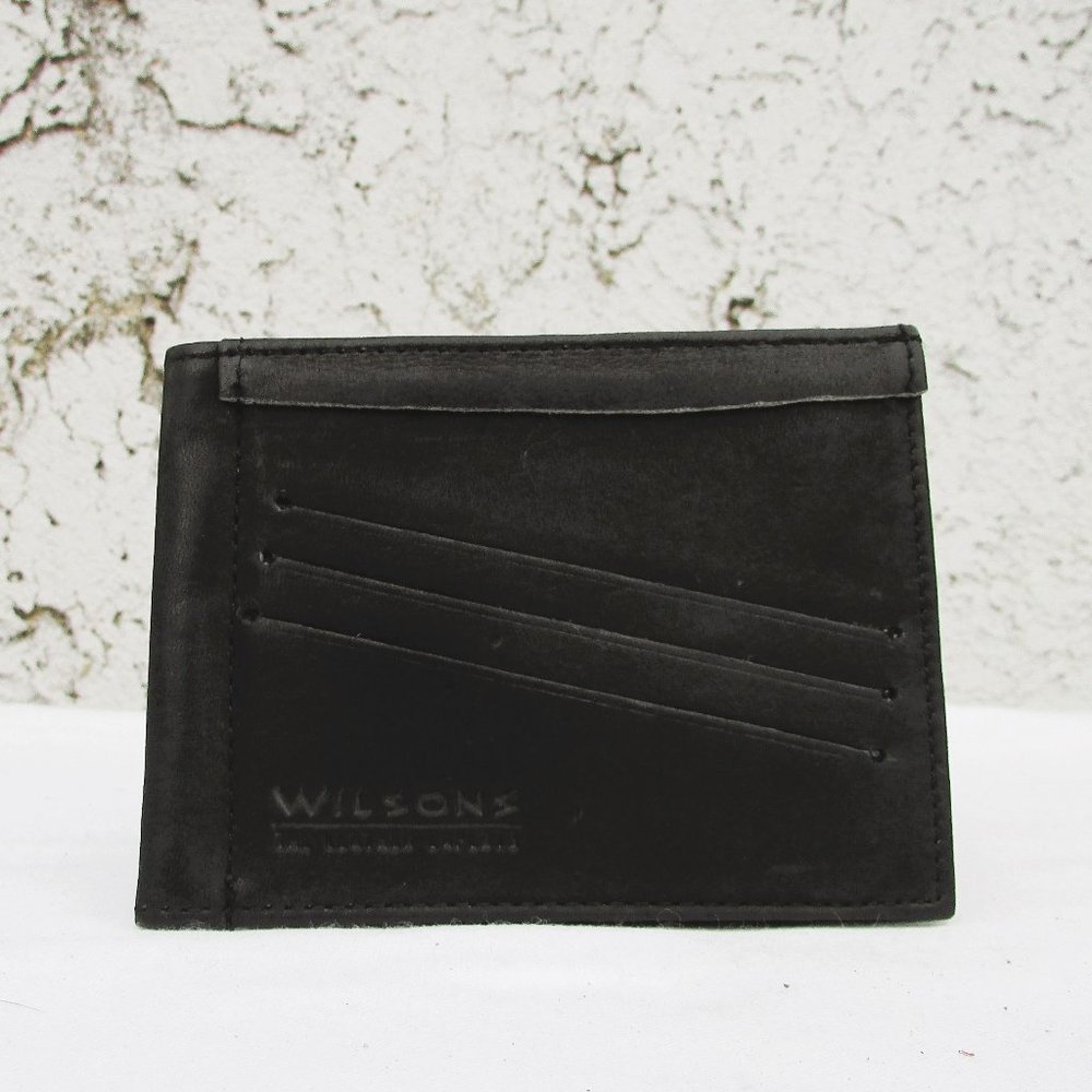 Wilsons Leather mens bifold wallet 4 1/4"X3 1/8"